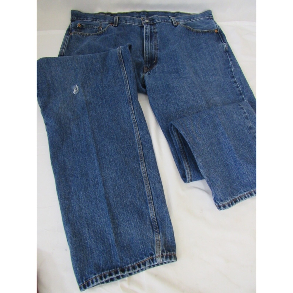 Vintage Levis 550 Jeans 42 x 33 USA Made Straight Blue Big Tall
